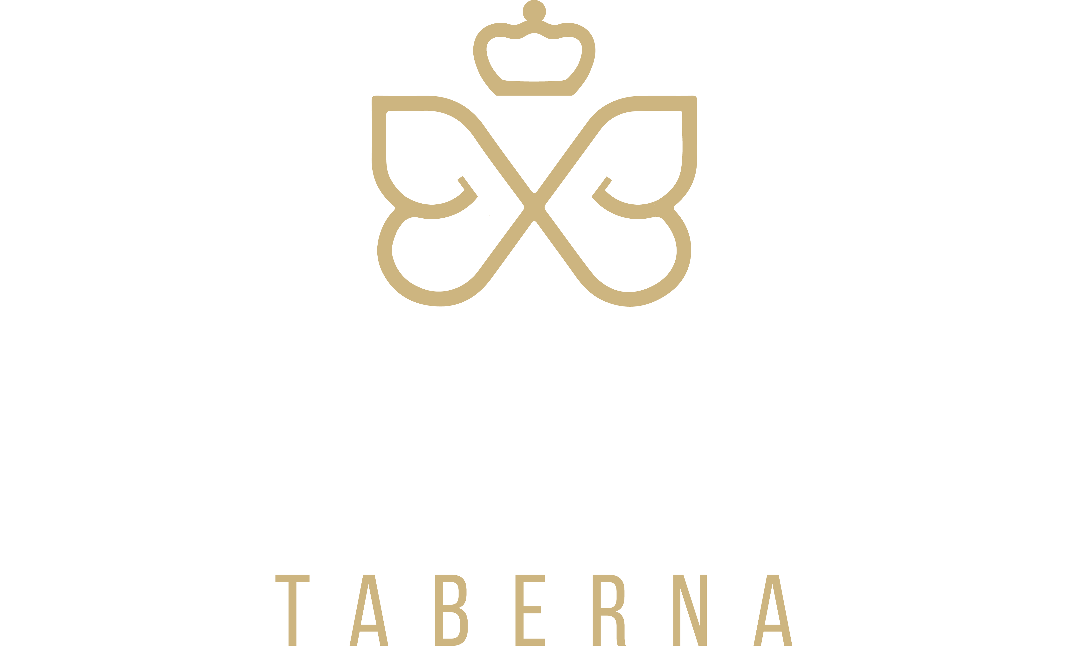 Logo Taberna La Monarca blanco